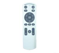 Ventilatore da soffitto con telecomando con timer, 6 livelli di velocità, telecomando manuale per ventilatore da soffitto con luce, telecomando a infrarossi, alloggiamento per PC, bianco