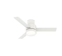 Ventilatore da Soffitto con Telecomando Gilmour Bianco 132cm Luce [EEK: Non valutato]