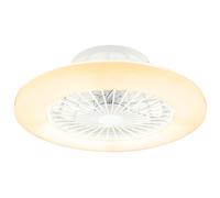 Plafoniera Ventilatore Soffitto Telecomando Luce Notturna 3 Livelli LED [EEK: Non valutato]