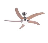 Plafoniera Ventilatore Legno da Soggiorno Ventola Telecomando LED RGB