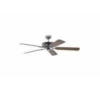 Pepeo 13322010132_v2 Ventilatore a soffitto senza illuminazione Potkuri, Acciaio, pale quercia, 132 cm