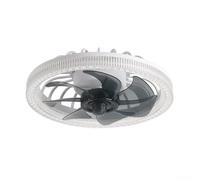 Ventilatore da soffitto dal design compatto con telecomando e funzione dimmerabile, perfetto per ambienti moderni per la casa (verde)