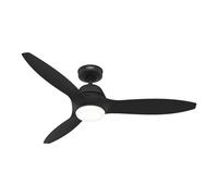 Ventilatore Da Soffitto DC Con Illuminazione A LED E Telecomando Calabasas Nero [EEK: Inaditato]