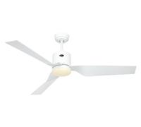 Dc Ventilatore Con LED Lampada Eco Dynamix Bianco Ventola Risparmio Motore [EEK: D]