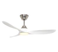 Ventilatore da soffitto DC con TELECOMANDO LED Dimmer Eco Genuino 122 cm Crom... [EEK: F]