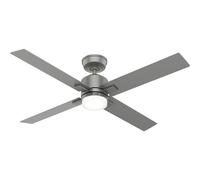 Ventilatore da soffitto DC con telecomando Mila Silver 132 cm ventola a... [EEK: Non classificato]