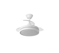 Ventilatore da soffitto DC "Esparta Peque" dimmerabile con telecomando (44W 3CCT 5182lm) bianco