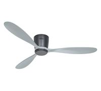 Dc Ventilatore da Soffitto Piatto Plano Legno Wi-Fi Basalt & Grigio Risparmio