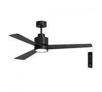 Ventilatore da soffitto DC Soler & Palu HTD-130 con luce e controllo 40 W Nero