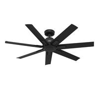 Ventilatore da soffitto DC telecomando Sahira nero ventola a risparmio energe... [EEK: Non valutato]
