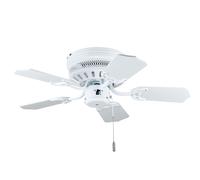 Ventilatore da Soffitto DeKo Liane Mini 75 cm Bianco a Catena [EEK: Non valutato]