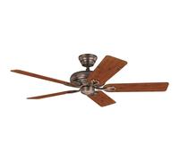 Ventilatore da Soffitto di Design Savoy Bronzo Ventola Senza Luce Moderno [EEK: Inaditato]