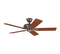 Ventilatore da Soffitto di Design Savoy Bronzo Ventola Senza Luce Moderno [EEK: Non valutato]