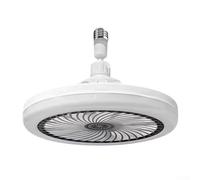 Ventilatore da soffitto E27 che combina un design elegante con luci integrate e una funzione di controllo remoto intuitiva (C)