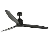 Ventilatore da Soffitto Energiespar con Telecomando Airfusion Akmani Nero 152 CM