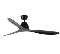 Ventilatore da Soffitto Energiespar con Telecomando Dc Whitehaven 142 CM Nero