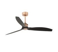 Ventilatore da Soffitto Energiespar con Telecomando Just Rame/Nero 128 CM