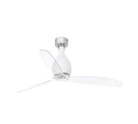 Ventilatore da Soffitto Energiespar con Telecomando Mini Eterfan Opaco Bianco