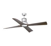 Ventilatore da Soffitto Energiespar con Telecomando Winche Cromo & Braun 130 CM [EEK: Non valutato]