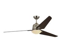 Ventilatore da Soffitto Energiespar Lampada Eco Aviatos 162 CM Cromo Opaco &