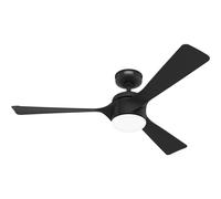 Ventilatore da Soffitto Energiespar LED Lampada & Telecomando Rosedale Nero Dc [EEK: Inaditato]