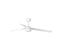 Ventilatore da Soffitto Energiespar Plafoniera LED con Telecomando Punt Bianca [EEK: E]