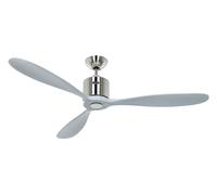 Ventilatore da Soffitto Energiespar Telecomando Aeroplan Eco Ventola Cromo Grau