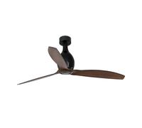 Ventilatore da Soffitto Energiespar Telecomando Mini Eterfan Nero Noce 128 CM