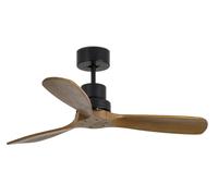 Faro MINI LANTAU S Ventilatore nero opaco DC - nero acciaio 33517DC