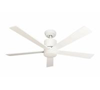 Ventilatore da Soffitto Energiespar Tibu 132 CM Bianco Con Luce e Telecomando