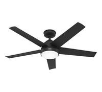 Ventilatore da soffitto esterno con telecomando Marina Nero Ventilatore LED IP44