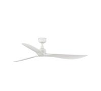 FARO BARCELONA Ventilatore da soffitto Outwood, bianco, DC, silenzioso, Ø 150 cm, IP44 FARO BARCELONA