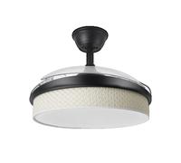 Ventilatore da soffitto Fabrilamp dc moda 72W nero e bianco - Nouvo