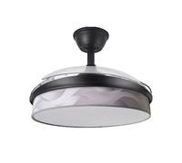 Ventilatore da soffitto Fabrilamp dc moda 72W nero/grigio - Nouvo