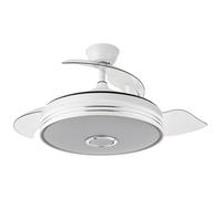 Ventilatore da soffitto Fabrilamp Matanuska Bluetooth con luce LED e telecomando 32W bianco
