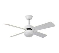 Ventilatore da soffitto Fabrilamp Sofia con luce e telecomando Bianco