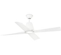 FARO BARCELONA Ventilatore Typhoon L lampada LED IP44 bianco FARO BARCELONA