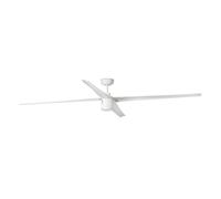 Ventilatore da soffitto Faro Attos con luce LED e telecomando 44W bianco