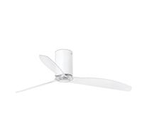 Ventilatore da soffitto bianco opaco della Lorefar modello FARO 32039 Diametro 128 cm 3 pale e telecomando 6 velocità incluso