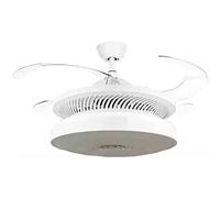 Ventilatore da soffitto Galeno con purificatore d'aria e 3 pale - BEL AIR HOME, 36W, 3 temperature di luce, bianco