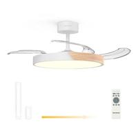 VENTILATORE A SOFFITTO CON LUCE GRUNKEL Arrocera RC-18L 30 W 6 velocità Livelli di Velocità