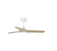 Faro HEYWOOD S Ventilatore da soffito bianca - oro acciaio 33805