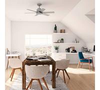 Ventilatore da soffitto Hunter Kennicott argento opaco Hunter