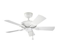 Ventilatore da soffitto, IP44 per esterni e interni, 3 velocità, telecomando avanti e indietro, D=107cm