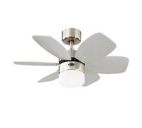 Ventilatore da Soffitto Lampada Con Cavo Tiro Ventola Illuminazione Flora Royale [EEK: Inaditato]