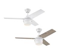 Ventilatore Da Soffitto Lampada Con Cavo Westinghouse Talia Bianco Pino 105 Cm
