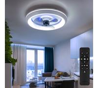 Ventilatore Da Soffitto Lampada Da Soffitto Ventola Luce Diurna Telecomando LED