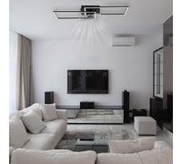 Ventilatore da Soffitto Lampada Plafoniera LED Design Cct Luce Notturna [EEK: Inaditato]