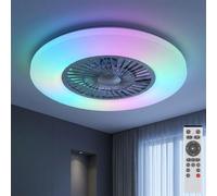 Ventilatore da Soffitto Lampada Soffitto LED Regolatore Telecomando Vor Biglight