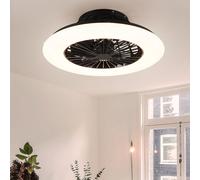Lampada Soffitto Ventilatore Lampadario Camera Letto Regolabile LED Remoto Timer